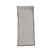 Hello Honey® 6ft. Brown Waffle Weave Cotton Table Runner