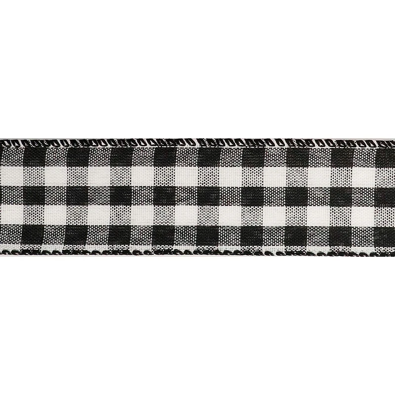 1.5" x 10yd. Wired Gingham Ribbon by Celebrate It