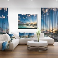 Designart - Moving Clouds Over Lake