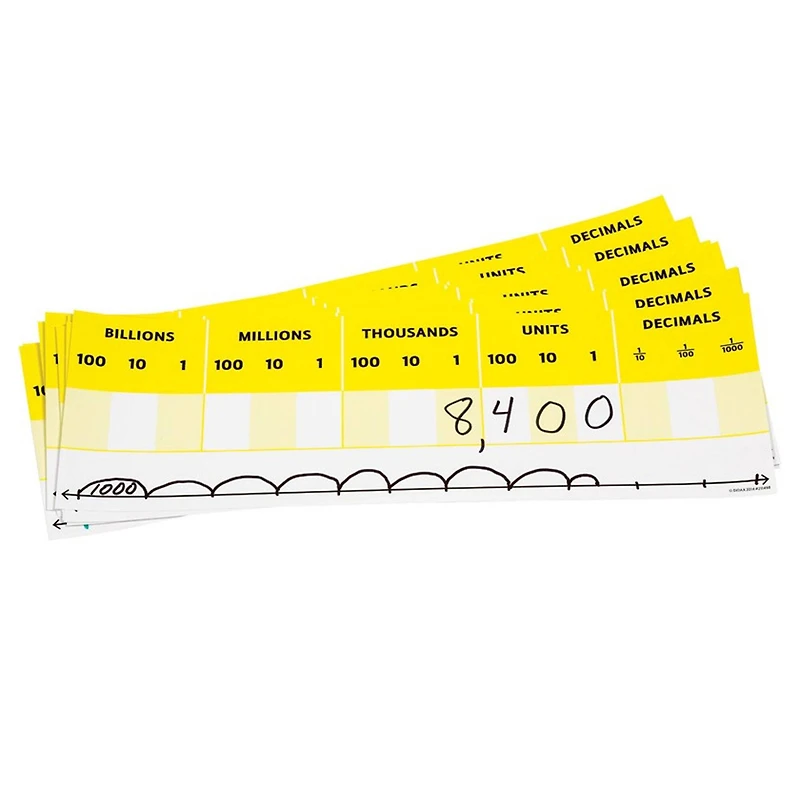 Didax Desktop Place Value Cards, 10ct.