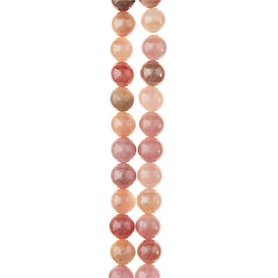 Electroplated Sunstone Round Beads, 8mm by Bead Landing™