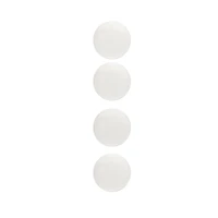 LaMode® 1/2" White Marbled Shank Buttons, 4ct.