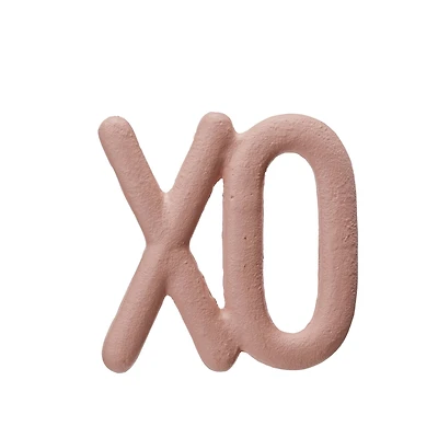 Hello Honey® 5.75" Pink Chic XO Cast Metal Trivet