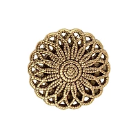 LaMode® 1 1/2 Gold Flower Button