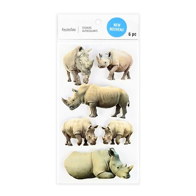 Rhino Stickers by Recollection™