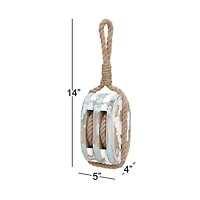 Blue Coastal Wood Wall Decor, 4" x 14"