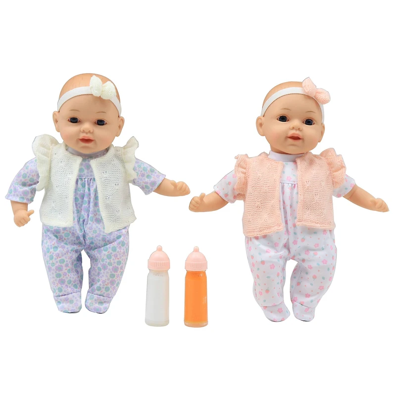 Dream Collection My Dream 13" Happy Twins Baby Dolls