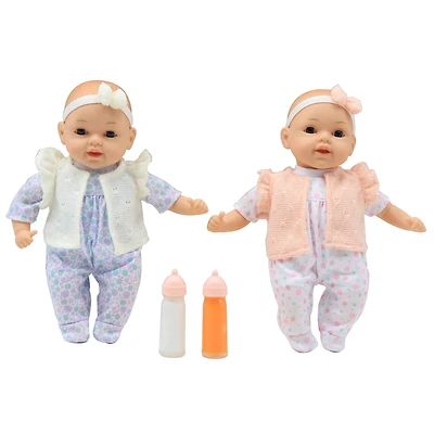 Dream Collection My Dream 13" Happy Twins Baby Dolls