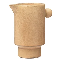 Hello Honey® 6.3" Brown Stoneware Pitcher