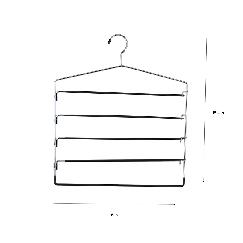 Organize It All 5 Tier Swing Arm Slack Rack Hanger