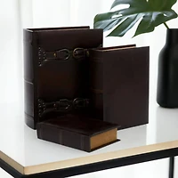 Dark Brown Traditional Wood Box Set