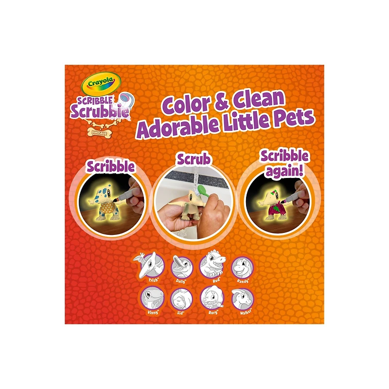 Crayola® Scribble Scrubbie Dinosaur Glow Combo Pack