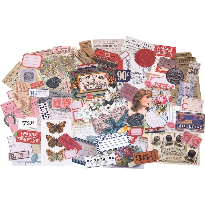 Idea-Ology Ephemera Pack-Keepsakes