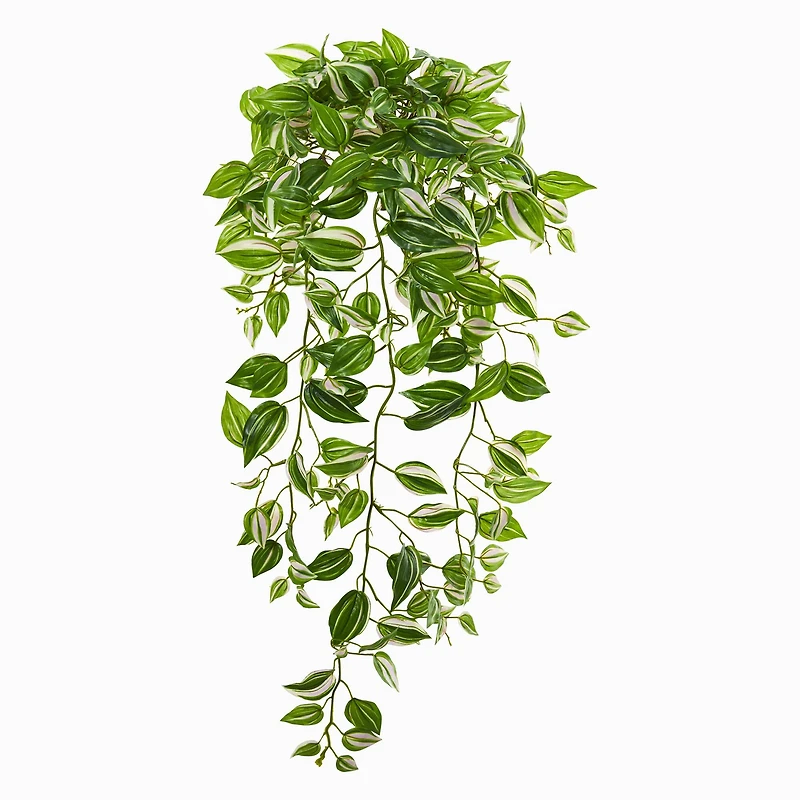 2.6ft. Purple Heart Evergreen Hanging Artificial Plant, 2ct.