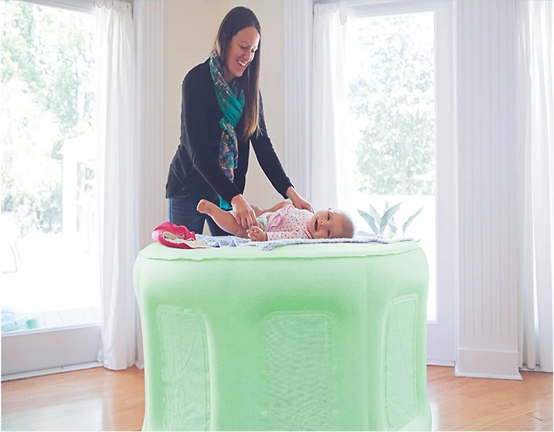 Room to Grow 44" Green 4-in-1 Portable Inflatable Baby Play Yard