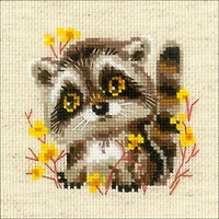 RIOLIS Little Raccoon Counted Cross Stitch Kit