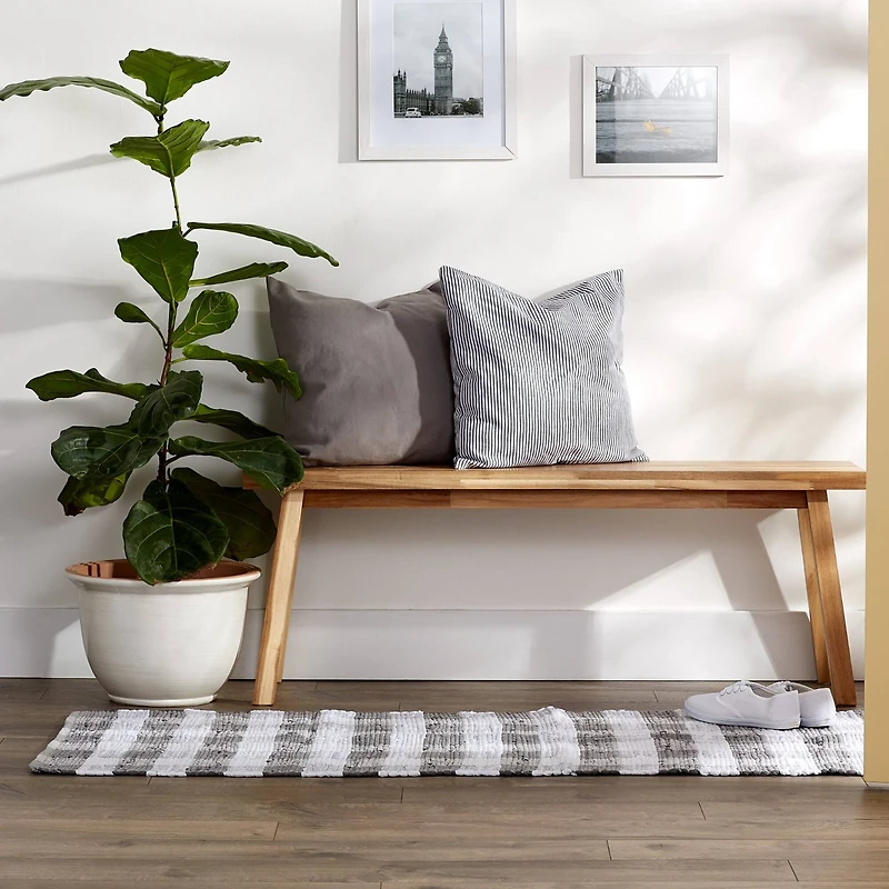 DII® Buffalo Check Rag Rug