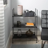 Organize It All Espresso 3 Tier Shelf