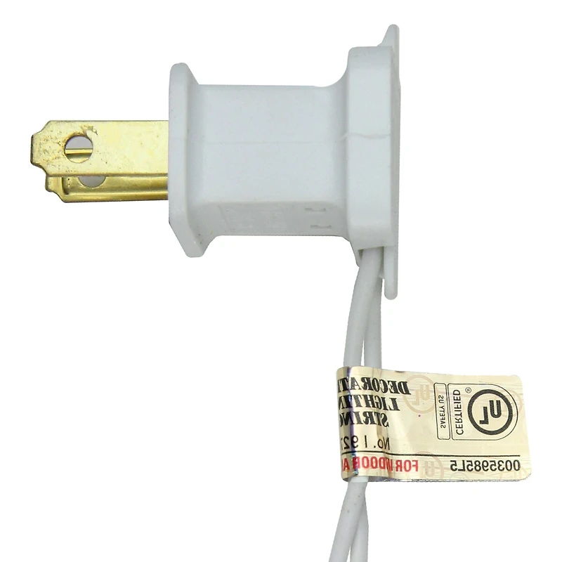 40ct. Cool White Iridescent Snowball LED Christmas String Lights