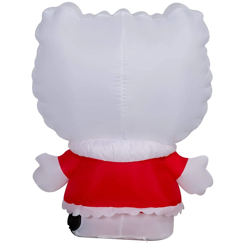 3ft. Airblown® Inflatable Christmas Hello Kitty in Snowflake Dress