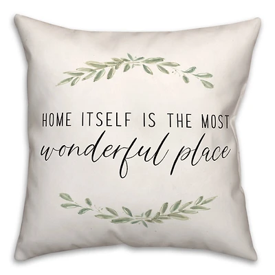 Wonderful Place 18" x 18" Indoor/Outdoor Pillow