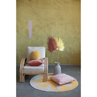 Hello Honey® Pink & White Marble Cotton Slub Throw Pillow