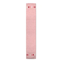 90" Valentine's Day Pink Confetti Banner Table Runner