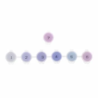 5" x 7" Snowflake Paint-by-Number Acrylic Surface Kit