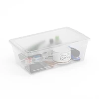 6.1qt. Clear Storage Cases with Snap-On Lids, 5ct. by Simply Tidy®