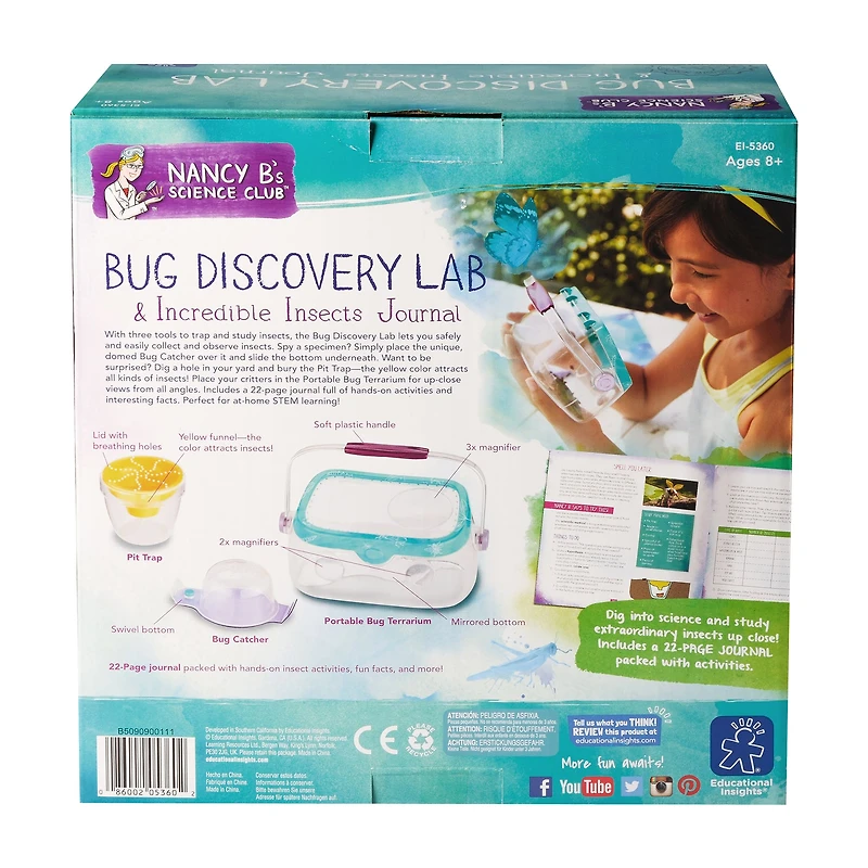 Educational Insights Nancy B's Science Club Bug Discovery Lab