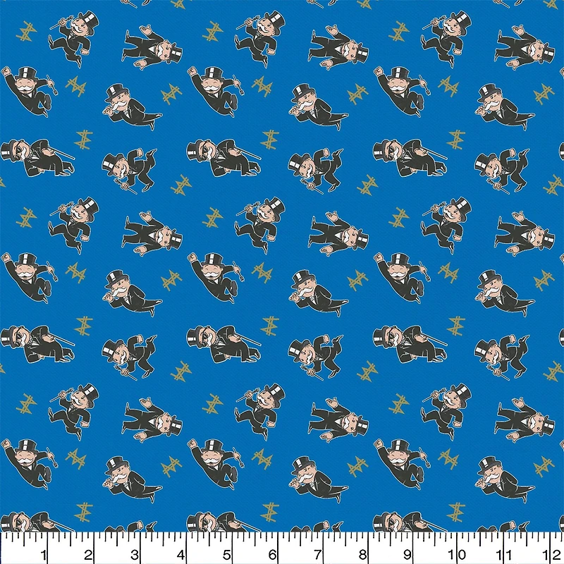 Camelot Fabrics Mr. Monopoly Cotton Precut Fabric Bundle