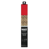 12" x 12" Classic Leopard & Red Sublimation Sheets by Make Market®