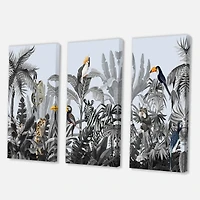 Designart - Chinoiserie With Birds and Peonies VIII