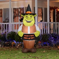 6.5ft. Airblown® Inflatable Universal Halloween Shrek with Boo Banner