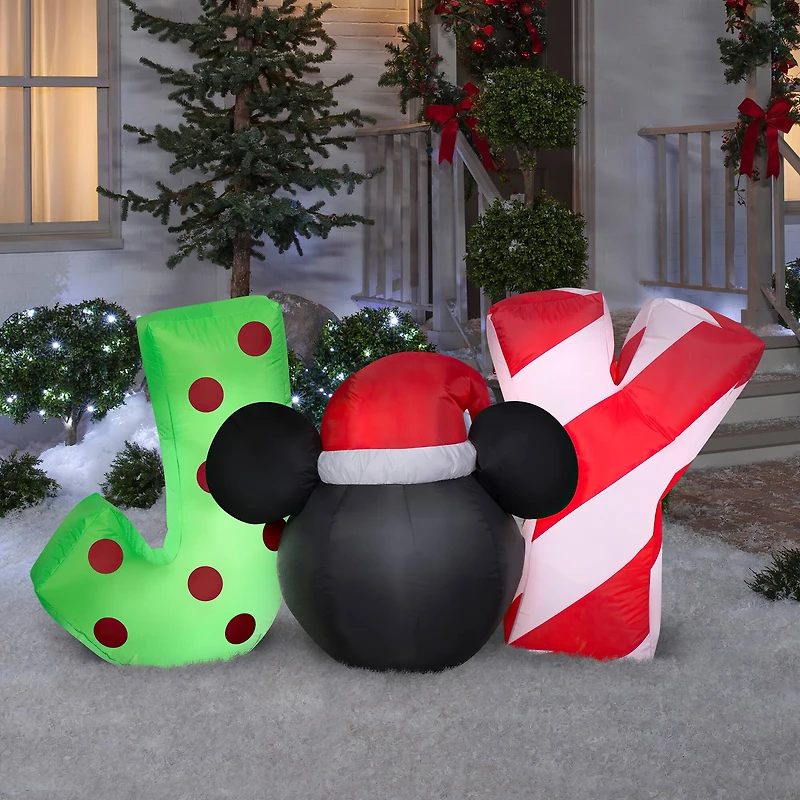 2.5ft. Airblown® Inflatable Mickey Mouse JOY Sign
