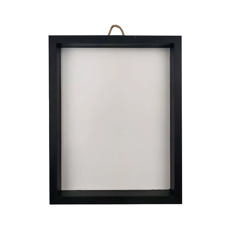 6 Pack: 8" x 10" White Plaque with Black Frame by Make Market®