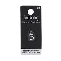 12 Pack: Sterling Silver Alphabet Charm by Bead Landing