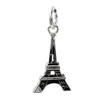 Charmalong™ Silver Plated Eiffel Tower Charm by Bead Landing™