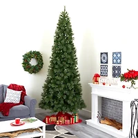 10ft. Pre-Lit Cashmere Artificial Christmas Tree, Warm White LED Lights