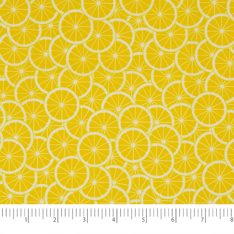 SINGER Lemon Floral Cotton Fabric Bundle