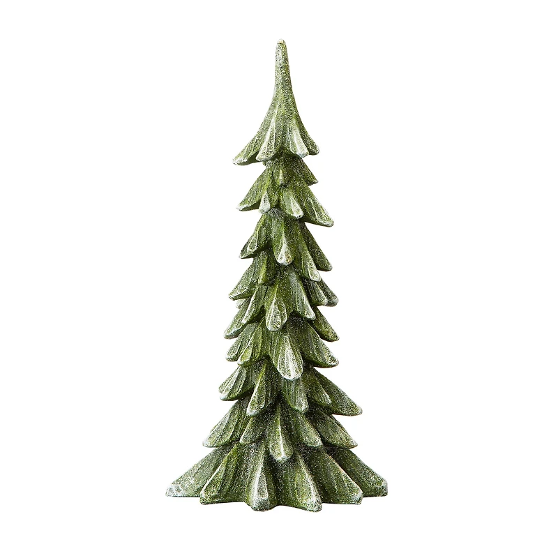 Glitzhome® 14.75" Green Christmas Tree Table Décor