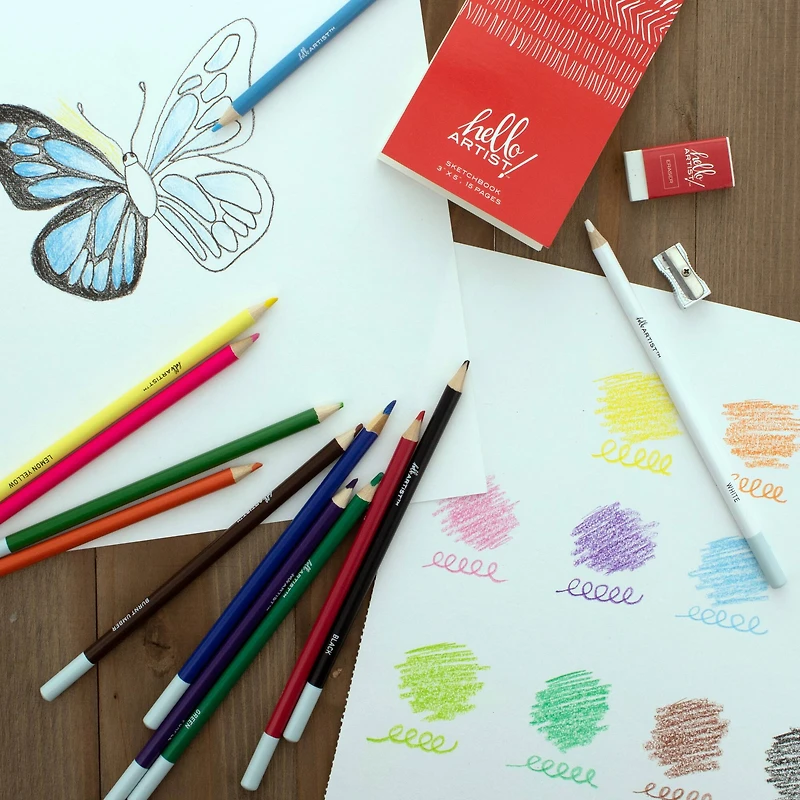 Hello, Artist!™ 15-Piece Drawing Set