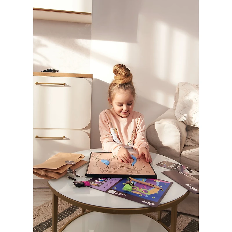 OKTO Owl Clay by Numbers Kit