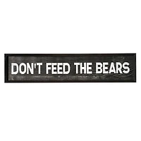 American Art Décor™ 36" Don't Feed The Bears Wood Novelty Wall Sign