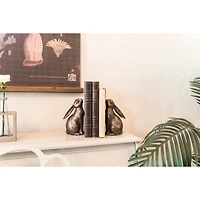 Hello Honey® Bronze Bunny Bookends Set