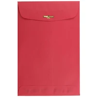 JAM Paper 6" x 9" Red Open End Catalog Recycled Envelopes, 25ct.