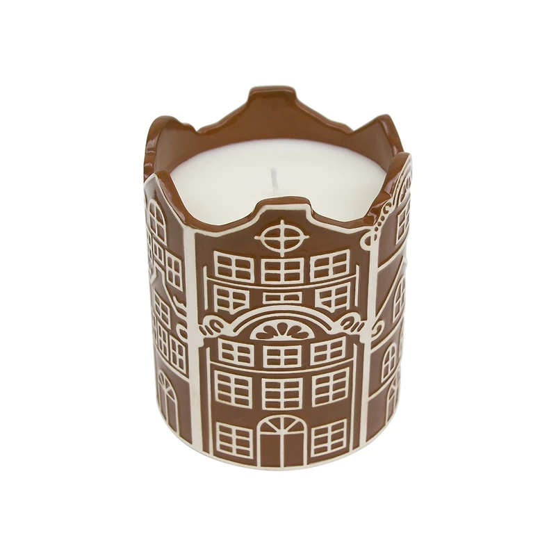 10oz. Gingerbread Village Scented Ceramic Candle by Ashland®