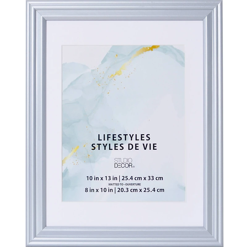 Lifestyles Silver Frame with Mat by Studio Décor