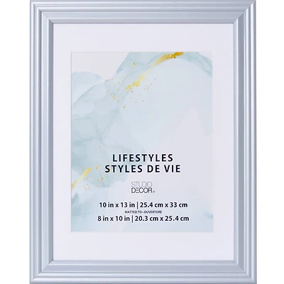 Lifestyles Silver Frame with Mat by Studio Décor