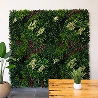 40" Artificial Living Wall Panel